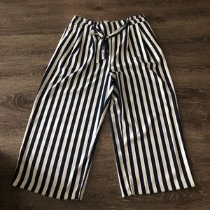 Zara basic stripe pant